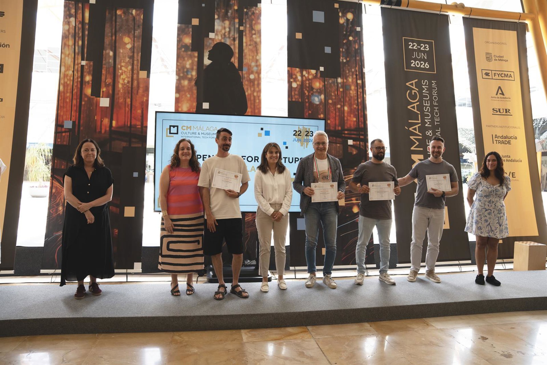 CM Málaga reconoce a la startup 'QX' y al proyecto 'Artcapsule' en sus premios a la innovación cultural