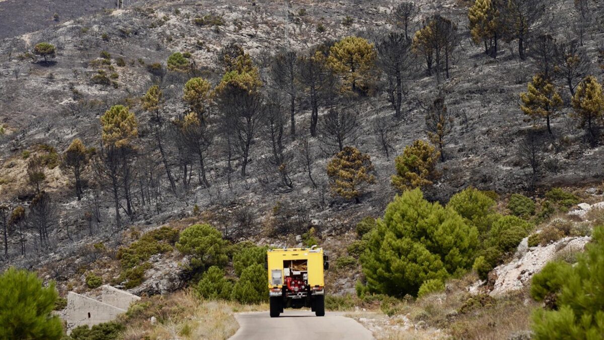 Controlado el incendio de Igualeja