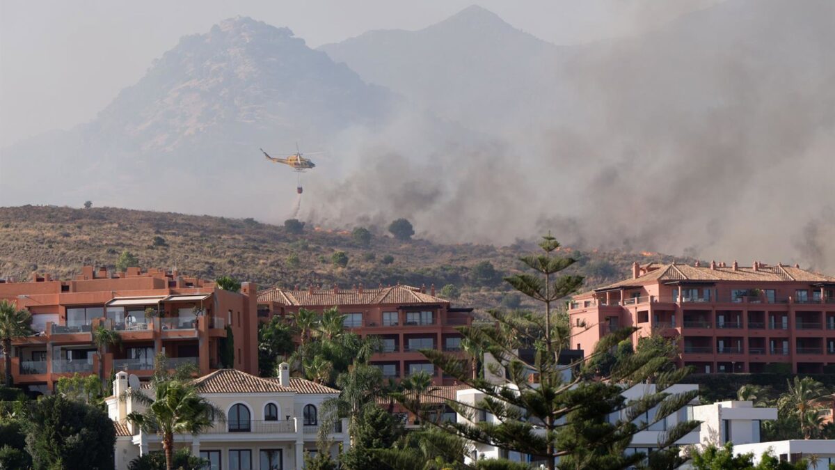 Controlado el incendio forestal declarado en Benahavís