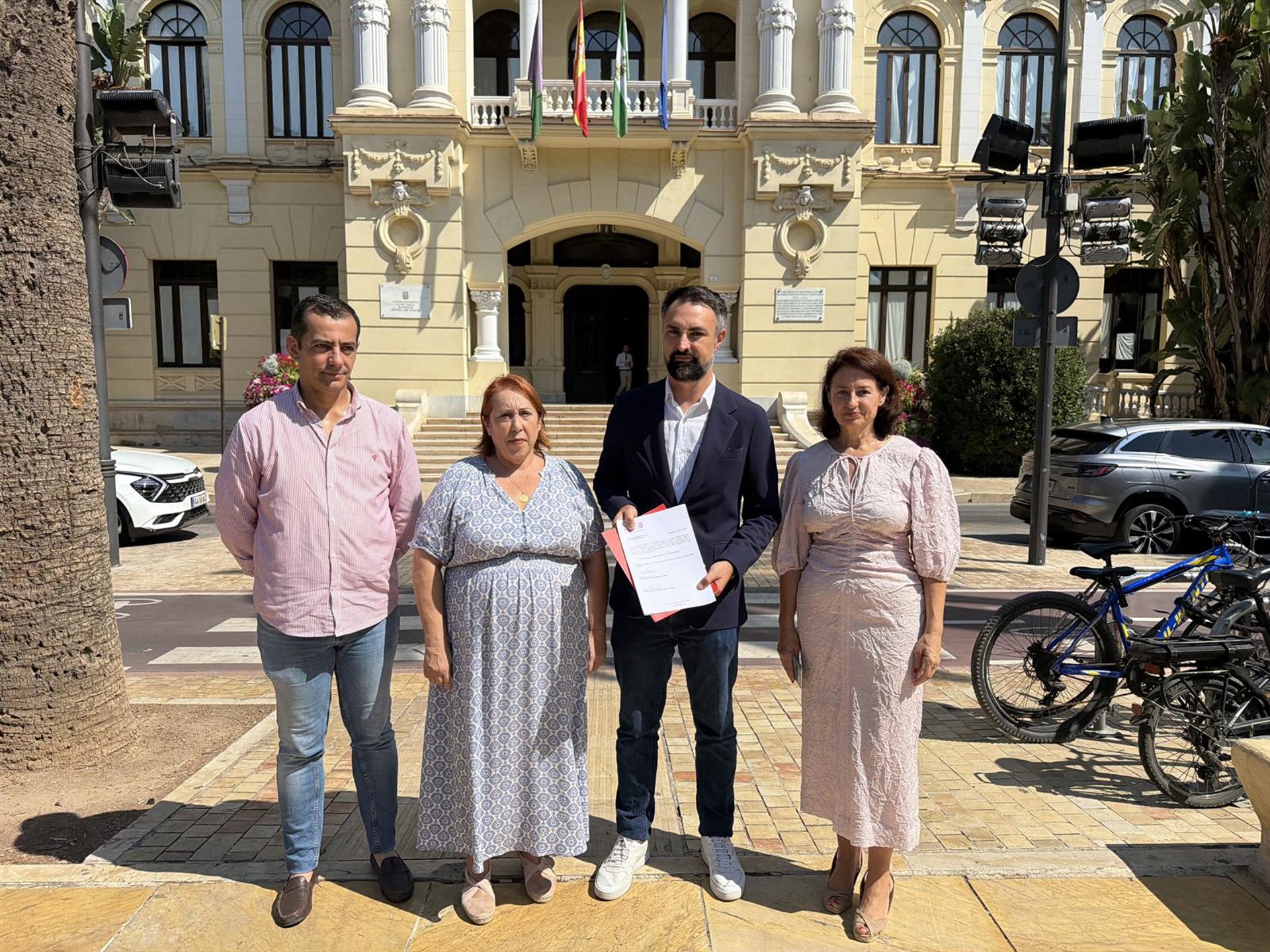 El PSOE registra la solicitud de un pleno para celebrar Debate sobre el estado de la Ciudad de Málaga