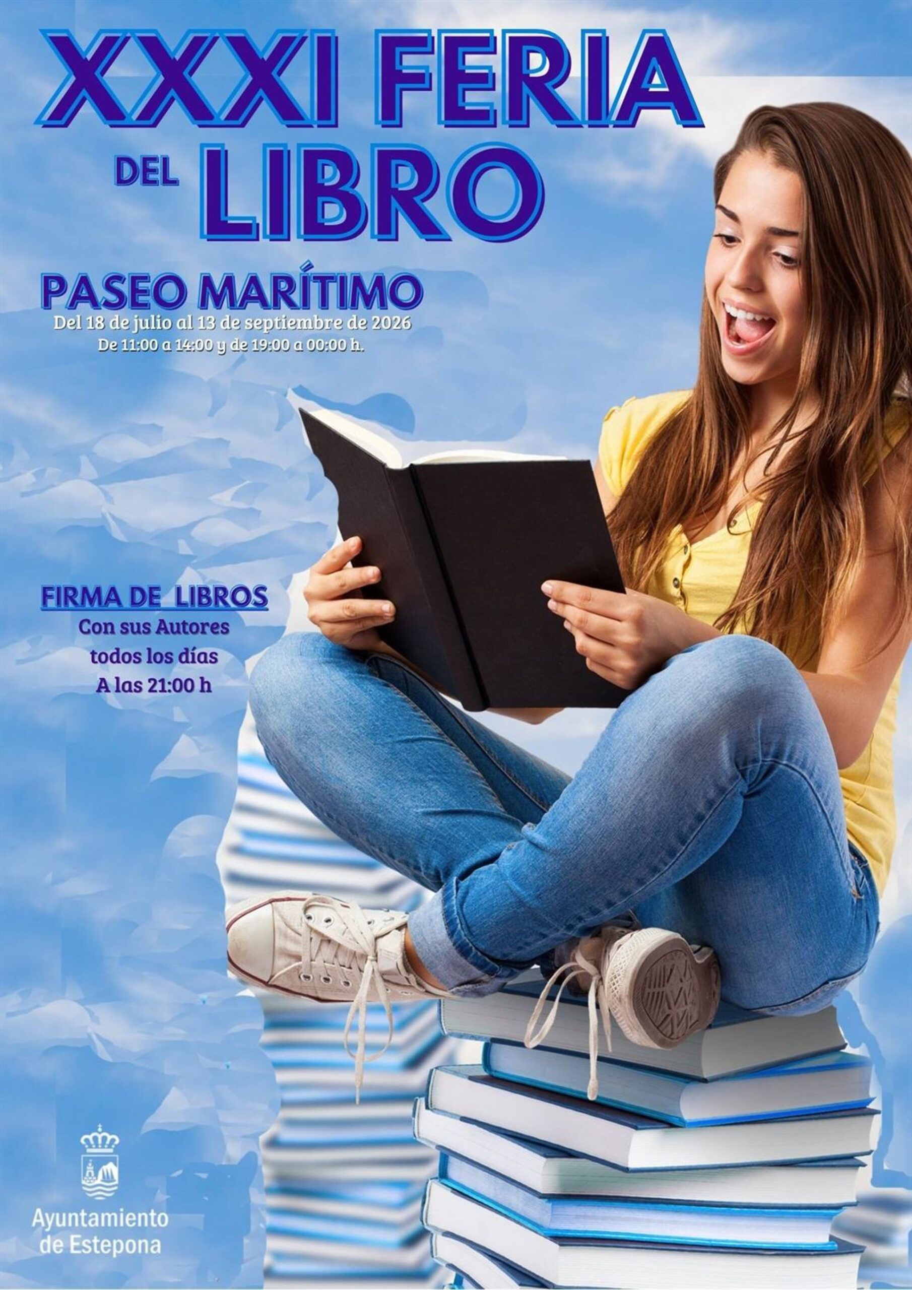 El Paseo Marítimo de Estepona acogerá desde el próximo 18 de julio la XXXI Feria del Libro en Verano