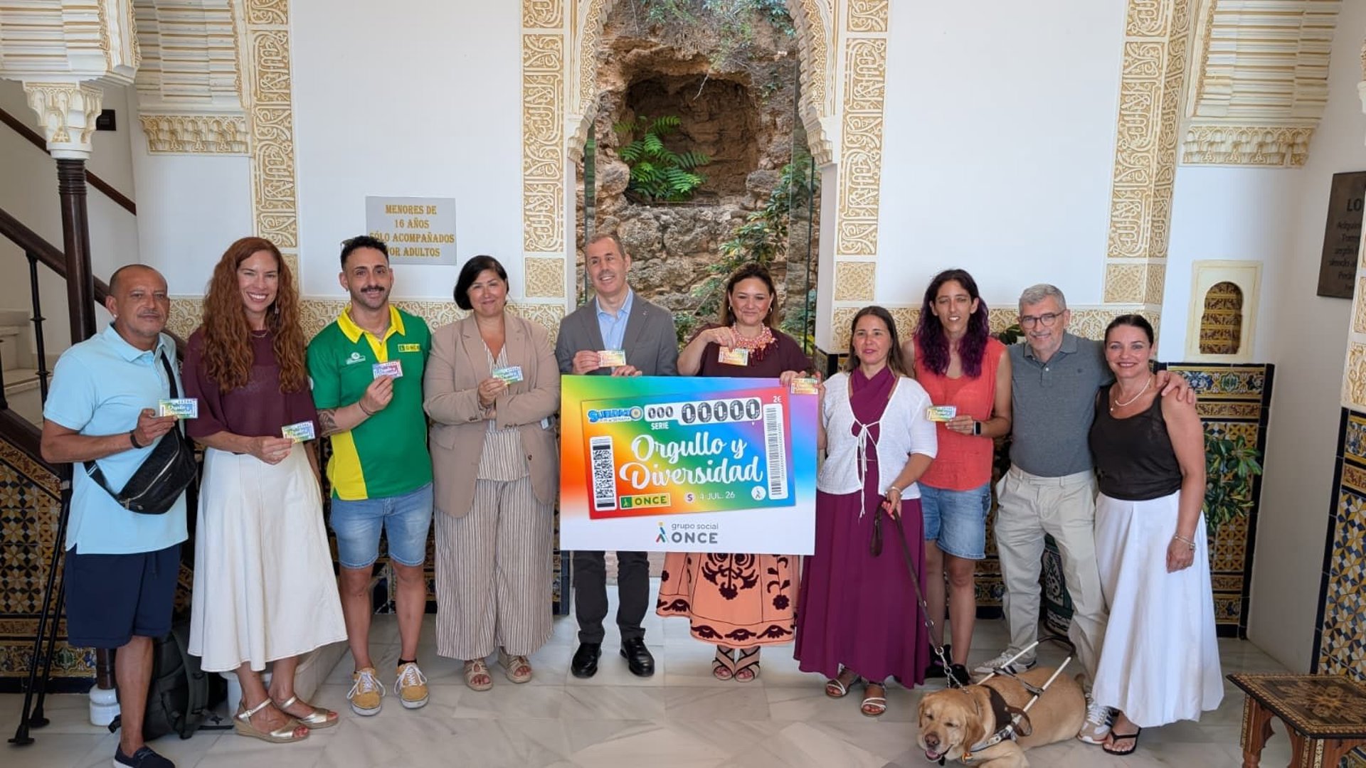 El cupón de la ONCE de este sábado se suma a la reivindicación del Orgullo en Torremolinos