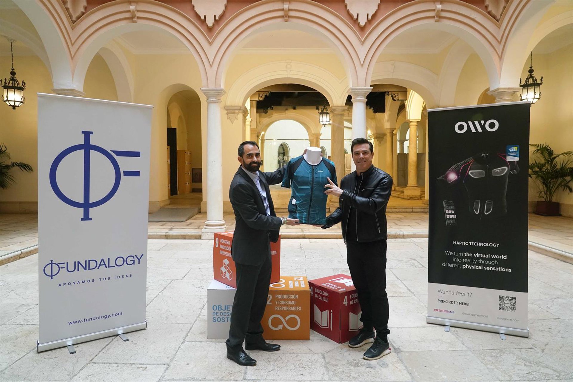Fundalogy apoya a la startup Owo y su sistema háptico para sentir en entornos virtuales
