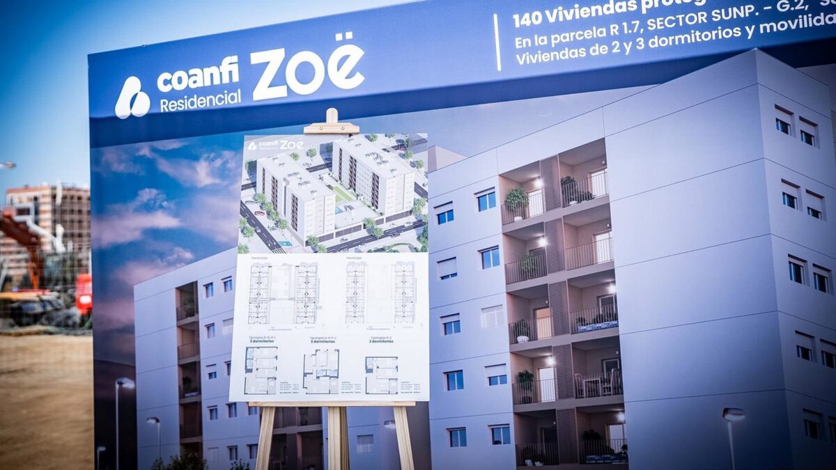 Iniciadas las obras de 140 viviendas protegidas en Distrito Z