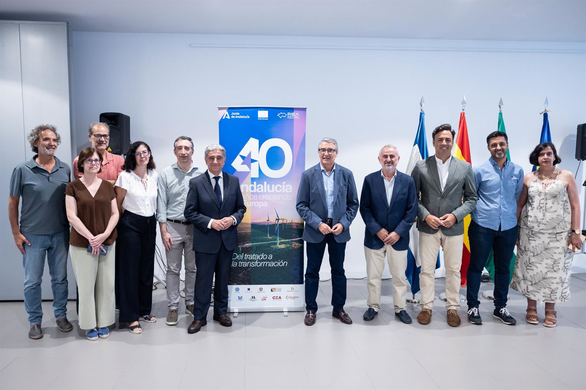 La Diputación acoge una exposición sobre el desarrollo de Andalucía desde la adhesión de España a la UE