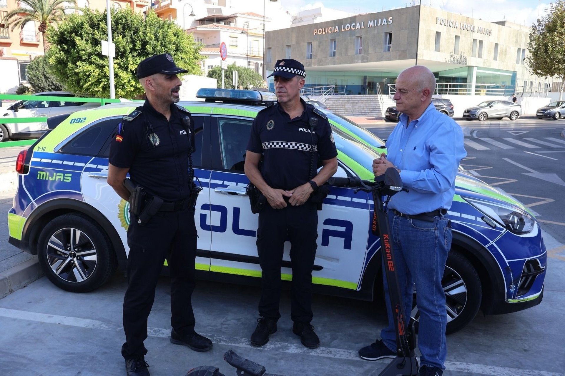 La Policía Local de Mijas realiza 187 actuaciones relacionadas con seguridad y convivencia durante mayo