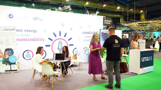 La UMA asiste a Greencities para promocionar la oferta científico-tecnológica de sus investigaciones