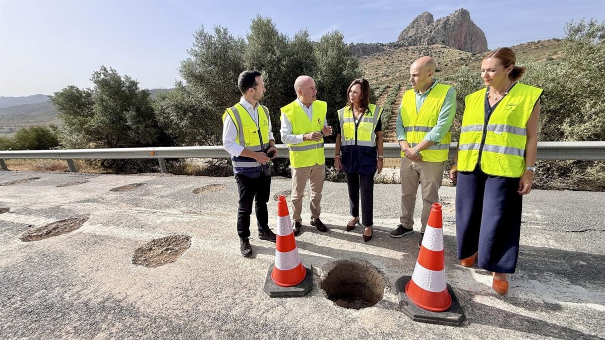 La obra de la A-92 a su paso por Antequera se encuentra en su recta final