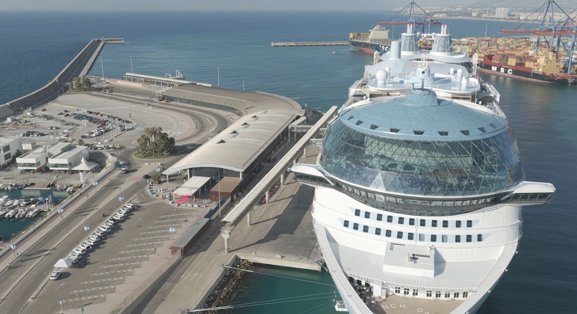 Las terminales de cruceros del Puerto de Málaga, nominadas en los World Cruise Awards 2026