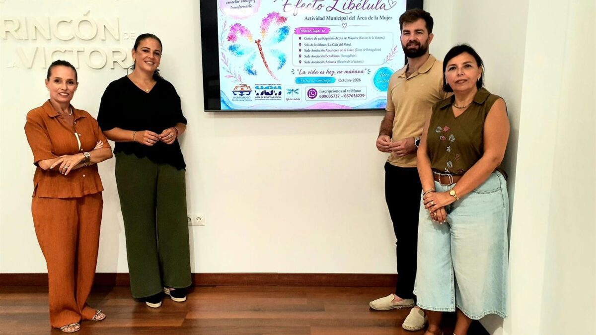 Los talleres 'Efecto Libélula' para desarrollar el bienestar emocional vuelven al Rincón de la Victoria