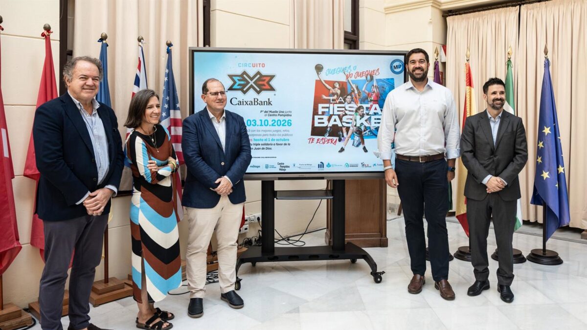 Málaga acoge el sábado el cierre de la temporada del 'Circuito 3x3 Caixabank' de baloncesto