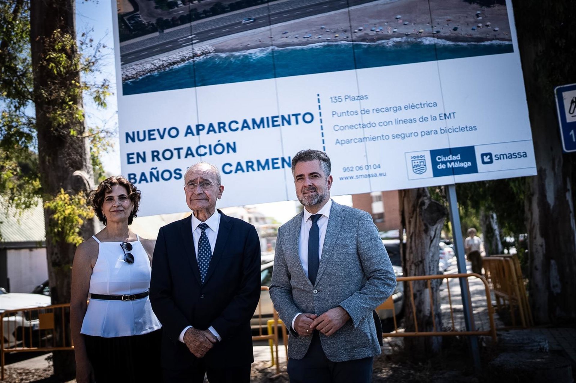 Málaga impulsa un nuevo aparcamiento en rotación en el distrito Este con 135 plazas y conectado con EMT