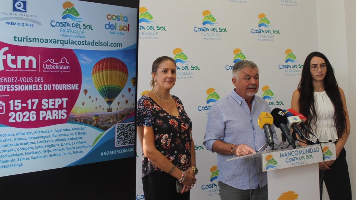 Mancomunidad Axarquía acude a la Feria ITM-Top Resa para promocionarse como destino diverso