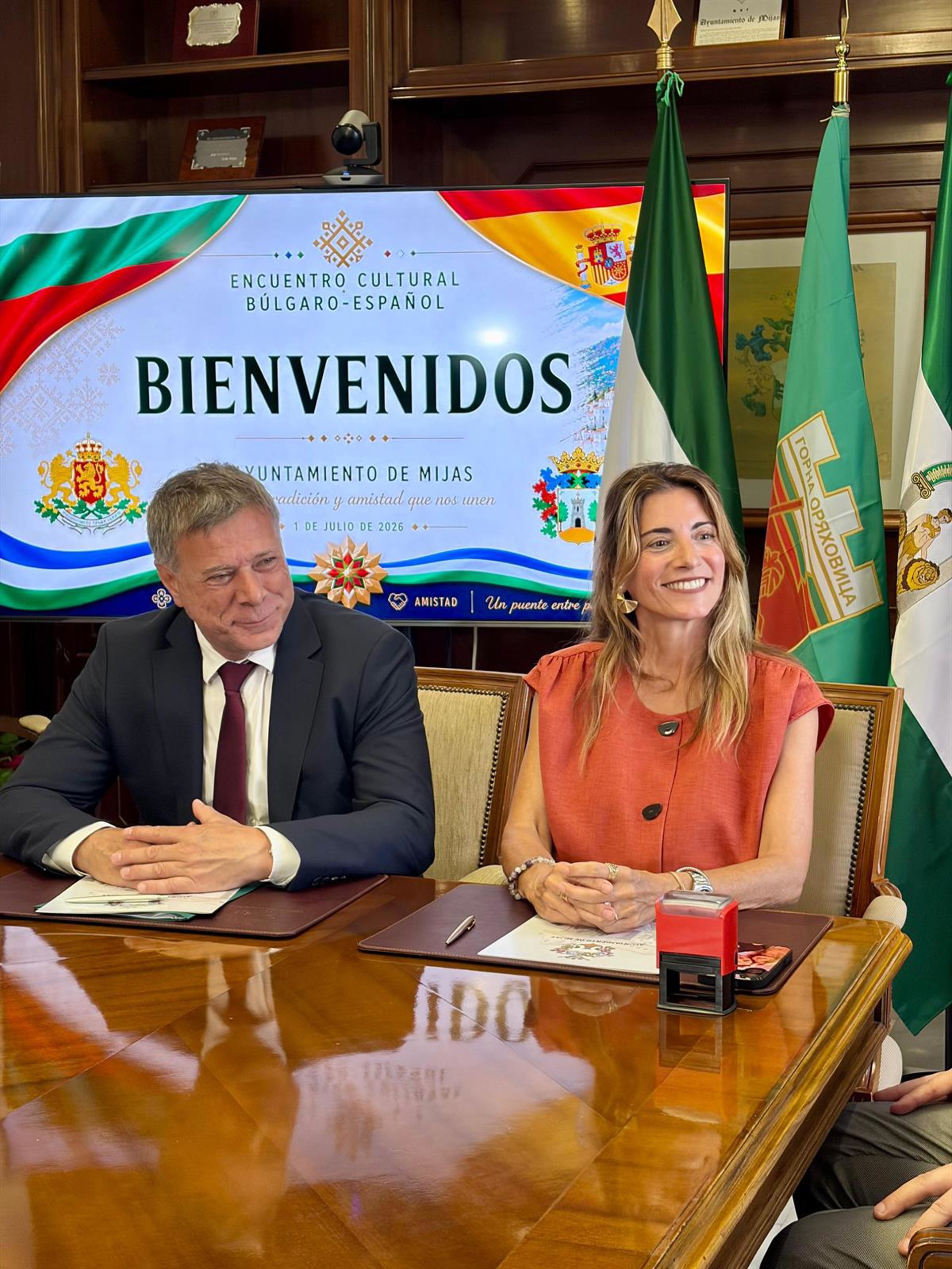 Mijas firma una declaración de amistad con el municipio búlgaro Gorna Oryahovitsa para explorar una cooperación