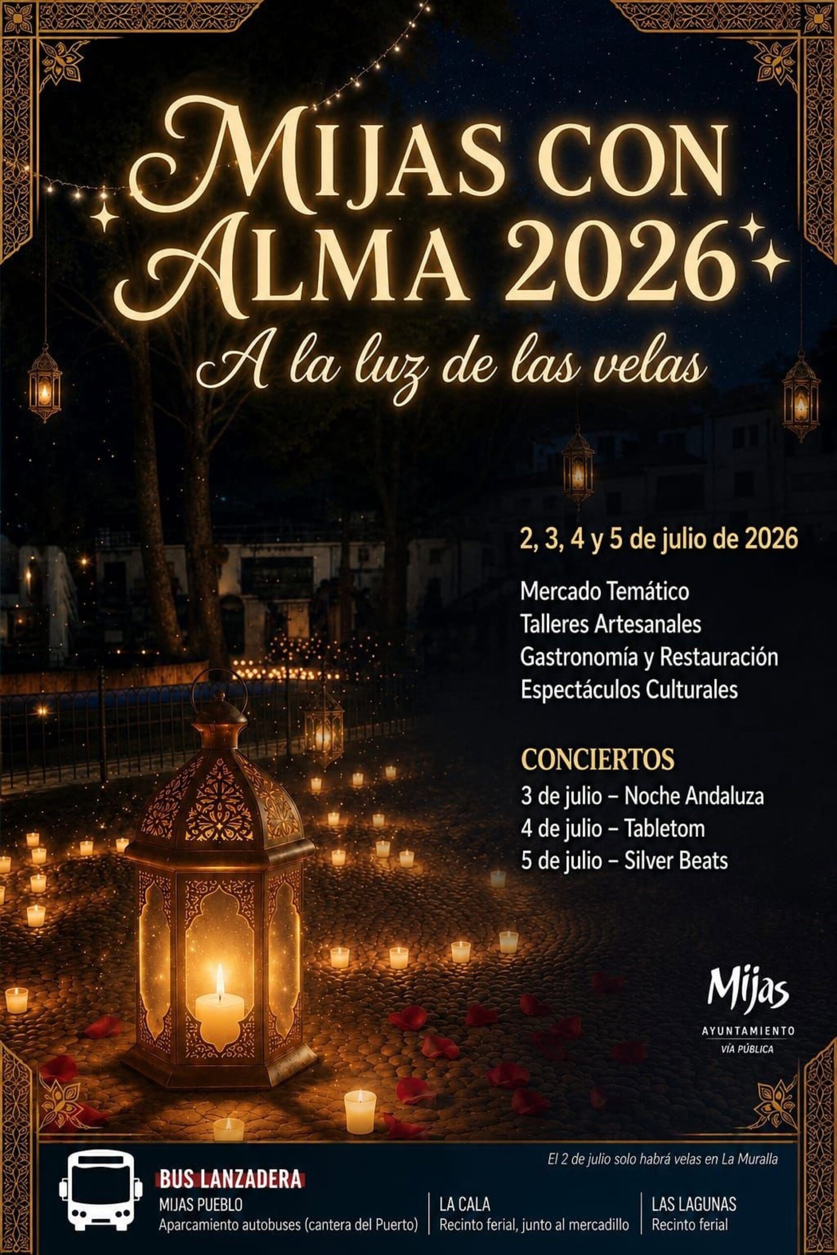 Mijas se iluminará con más de 15.000 velas del 2 al 5 de julio