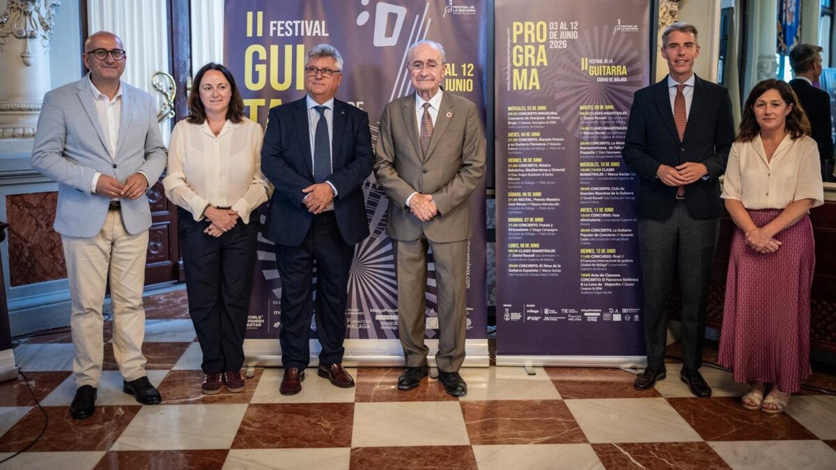 Nueva edición del 'Festival Internacional de la Guitarra Ciudad de Málaga' con diez jornadas de conciertos