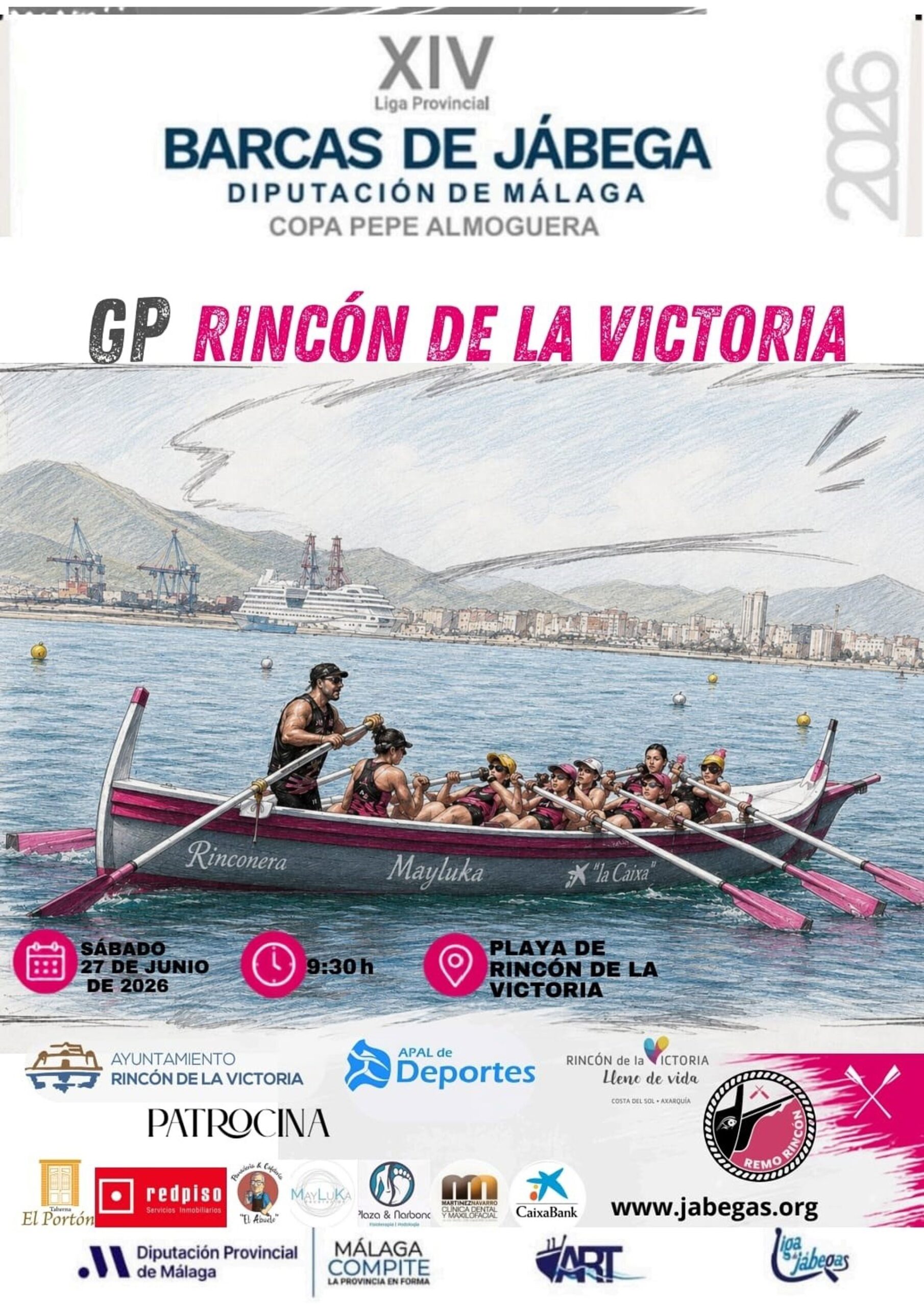 Rincón de la Victoria acoge el quinto GP de la Liga Provincial de Jábegas-Copa Pepe Almoguera