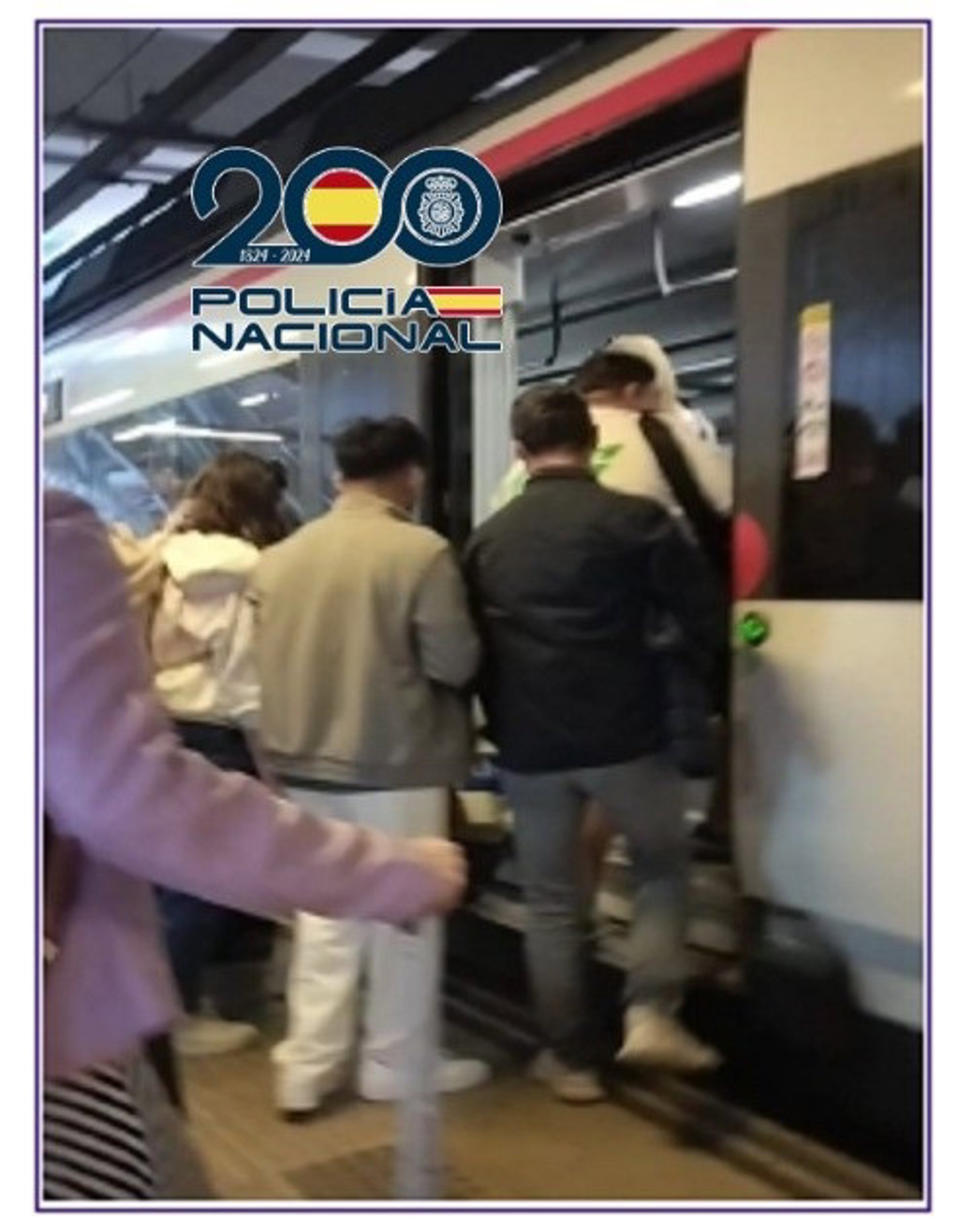 Siete detenidos por robar a usuarios de trenes de Cercanías de Málaga