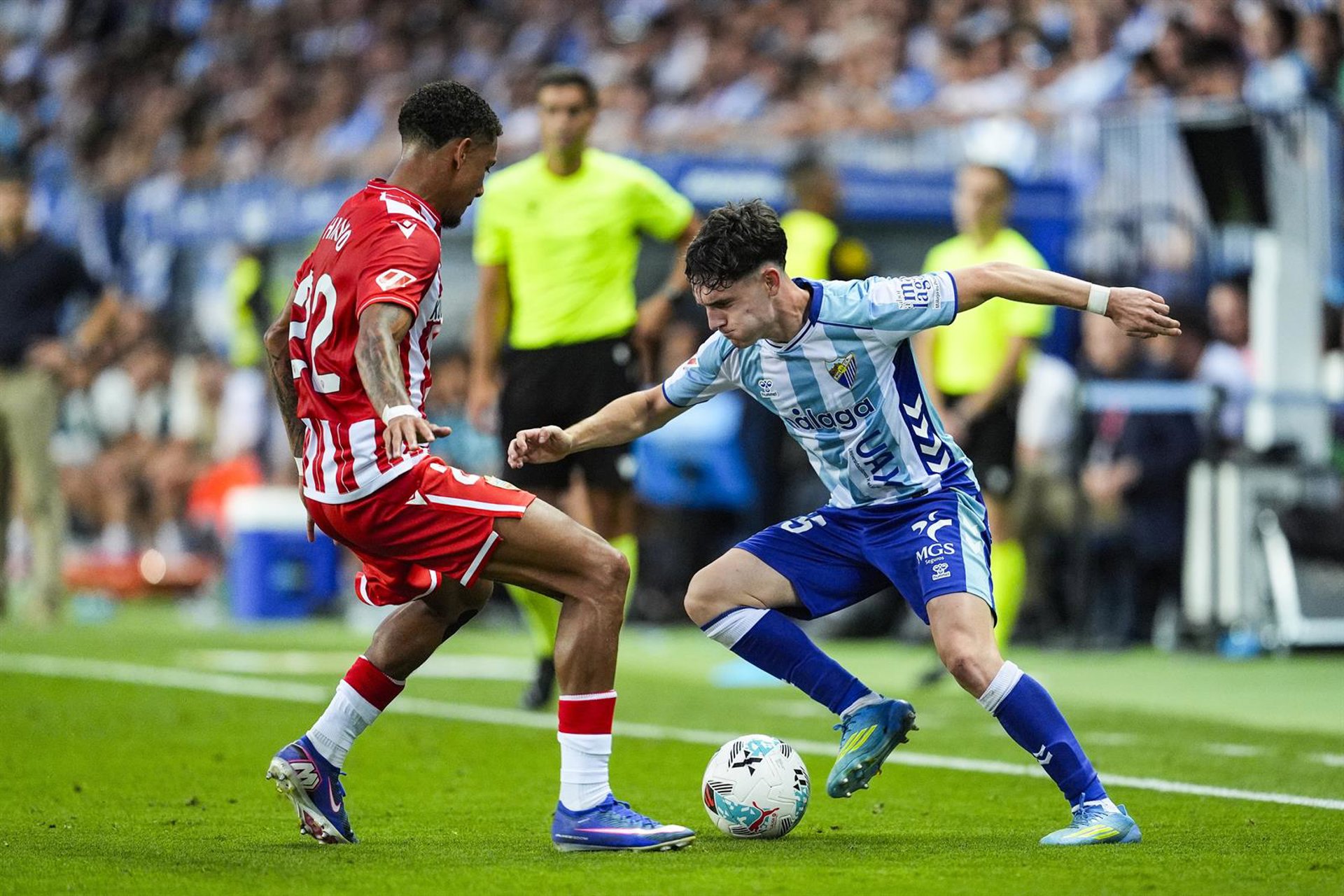 Subdelegado destaca coordinación con Almería y Ayuntamiento ante partido y posible ascenso del Málaga CF