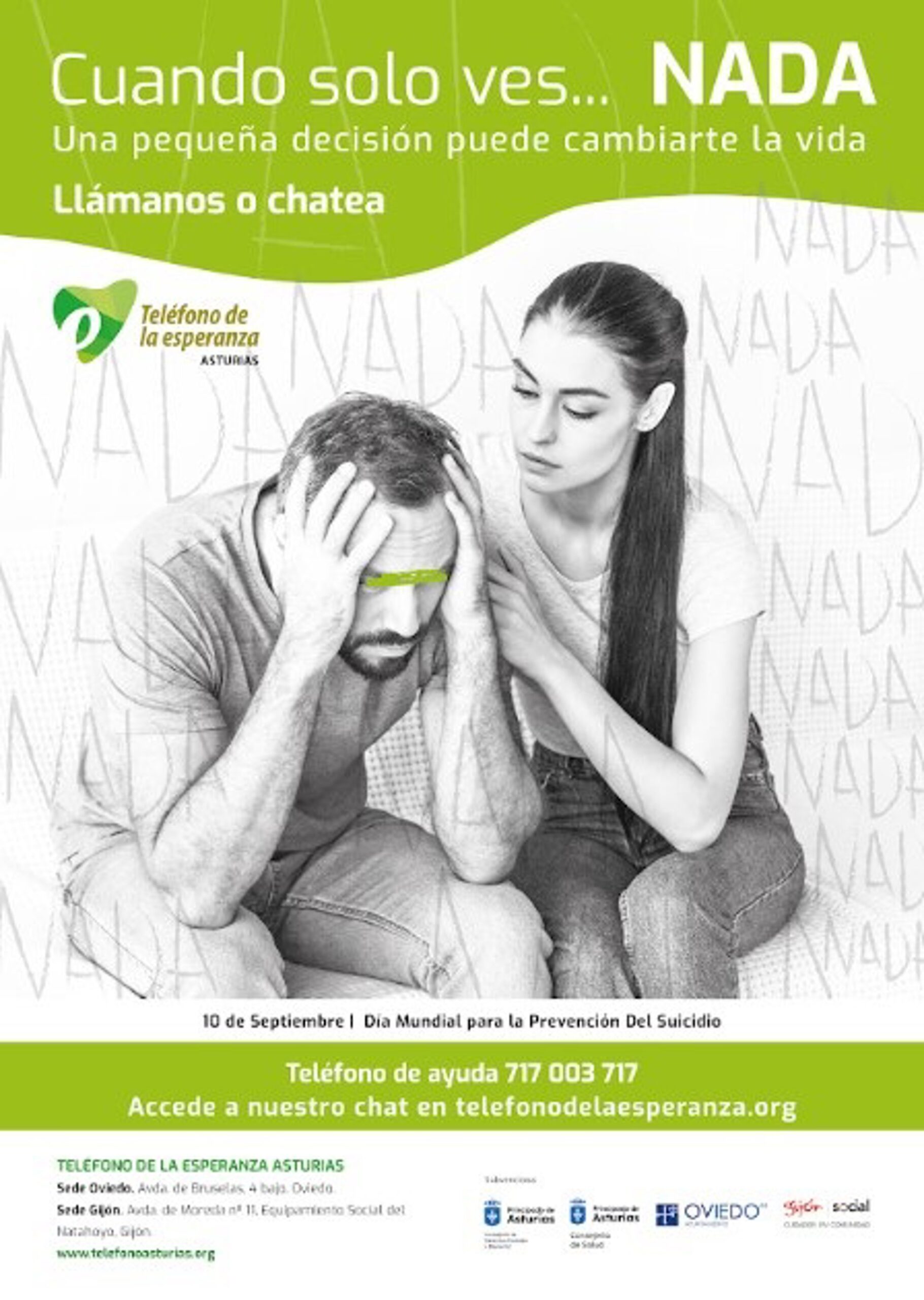 Teléfono de la Esperanza atiende 7.850 peticiones de ayuda en un semestre y a 1.135 jóvenes a través del chat