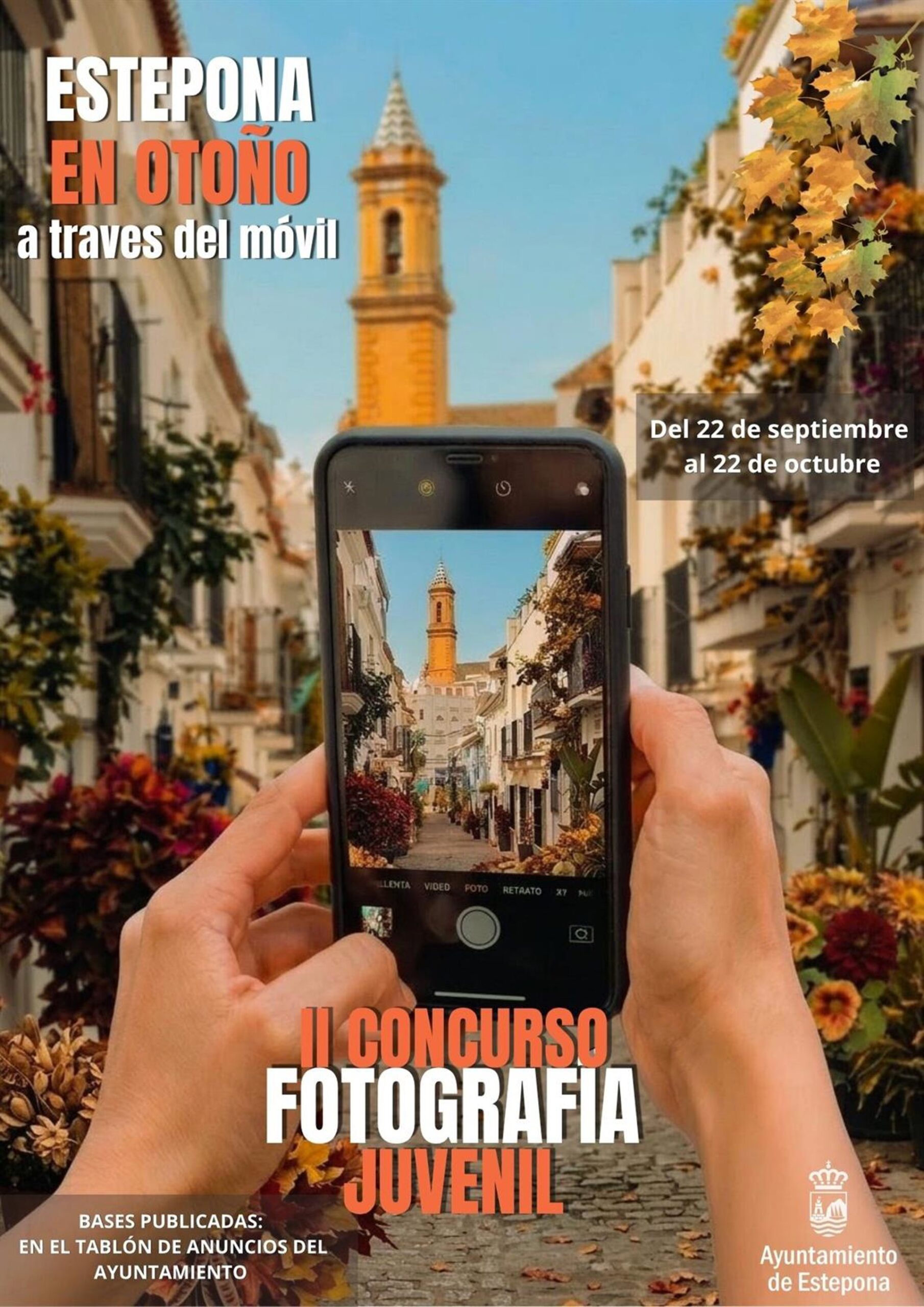Abierto hasta el 22 de octubre el plazo para participar en el concurso juvenil 'Estepona a través del móvil'