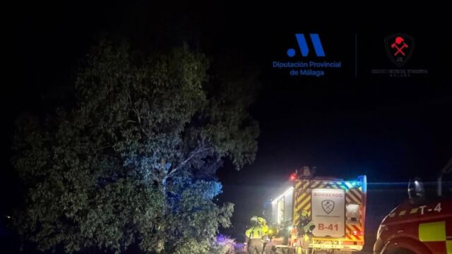 Atendido el conductor de un vehículo tras un accidente de tráfico en la A-366