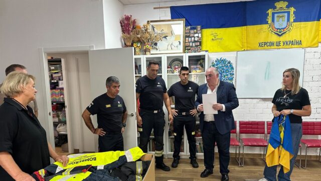 Consorcio Provincial de Bomberos de la Diputación dona material operativo y de rescate a bomberos de Ucrania