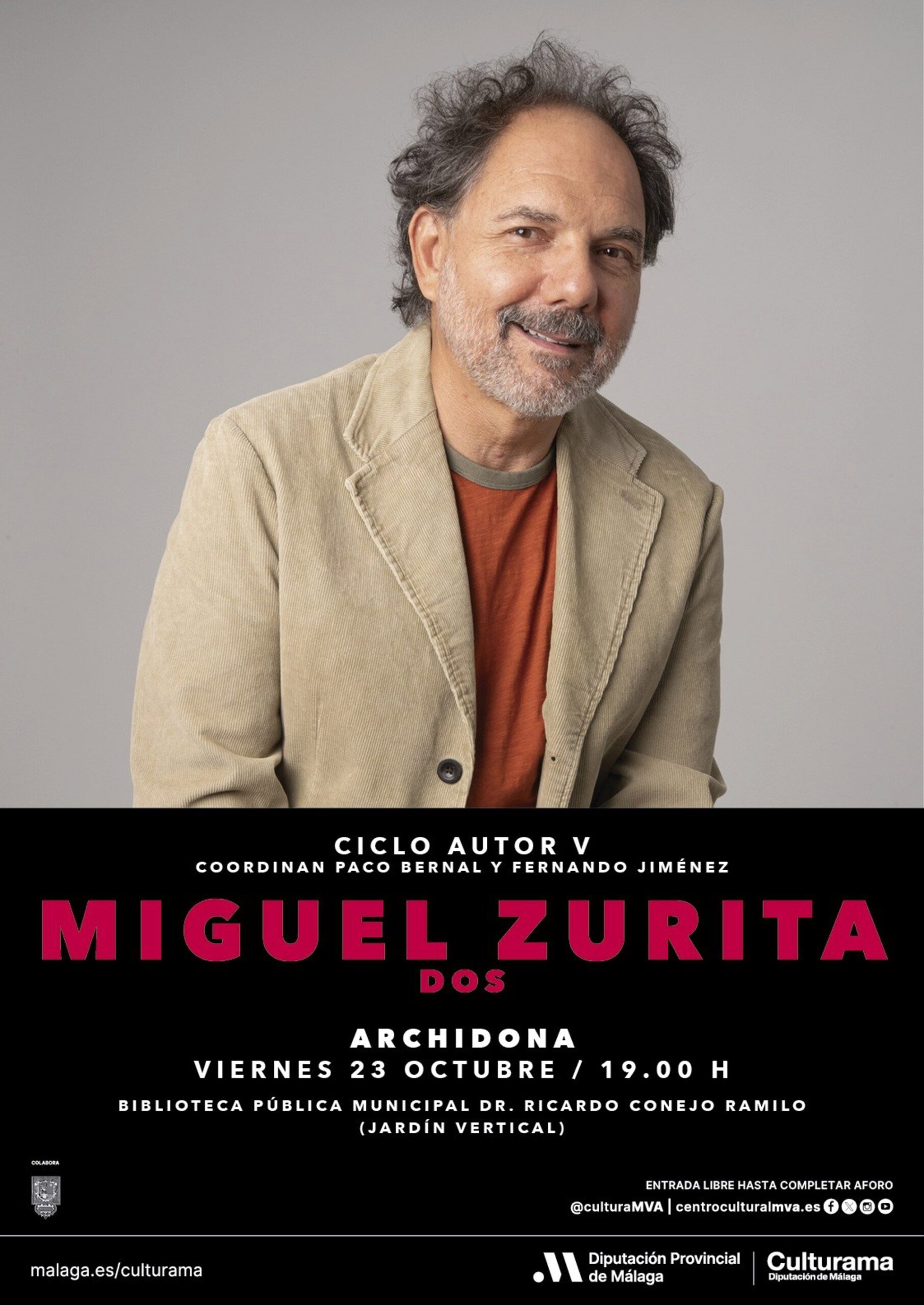 Culturama lleva la semana que viene teatro, verdiales y música en directo a la provincia