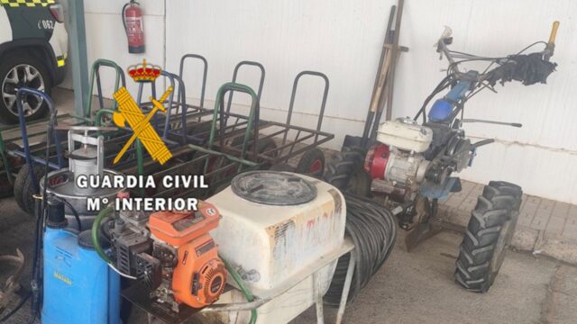 Detenido por robar en una explotación agrícola de Torrox