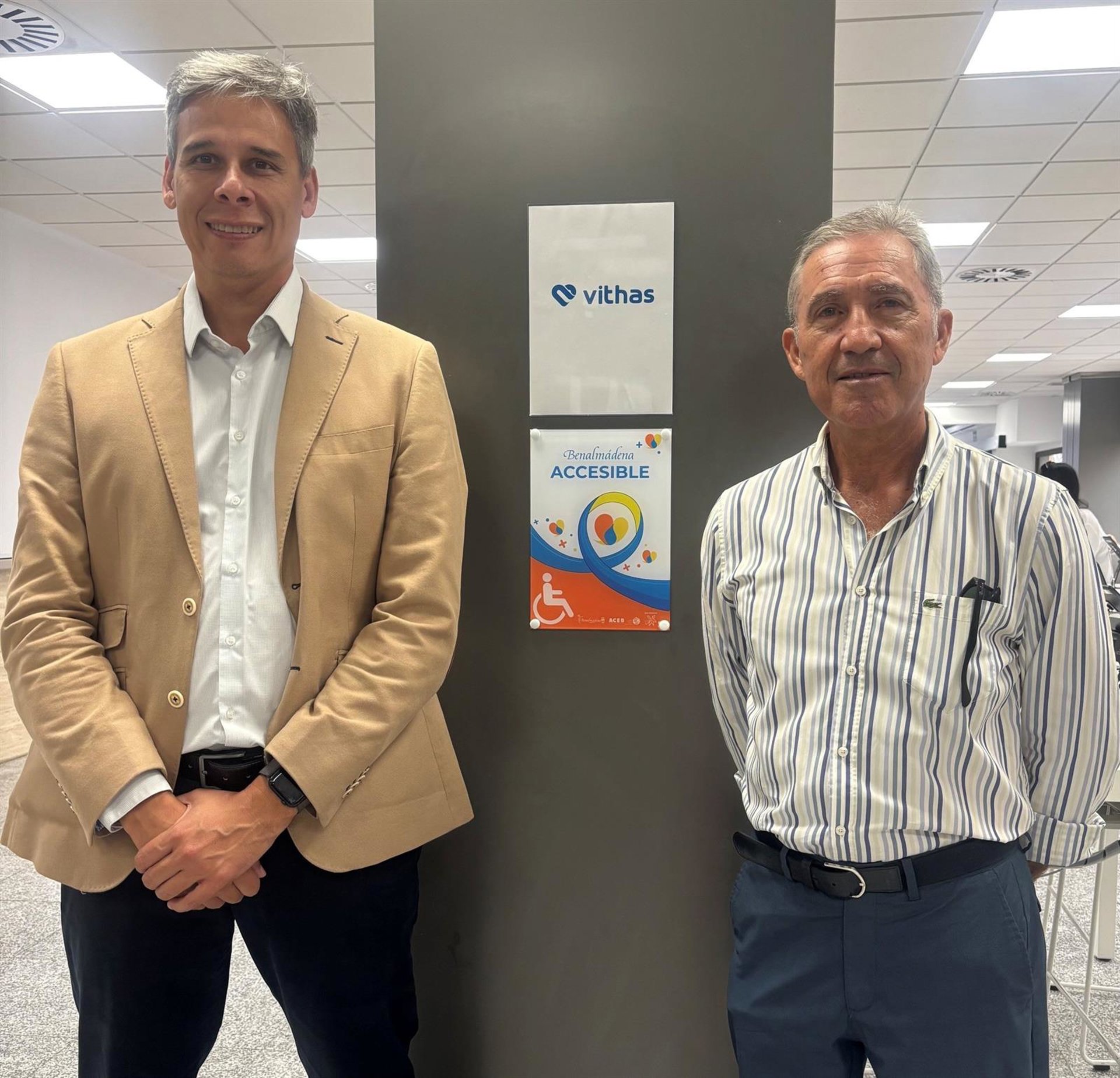 El Hospital Vithas Xanit recibe la distinción 'Benalmádena Accesible' por su inclusión y accesibilidad