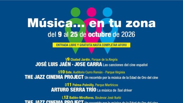 El ciclo 'Música...en tu zona' lleva en octubre conciertos de cine a los once distritos de la capital