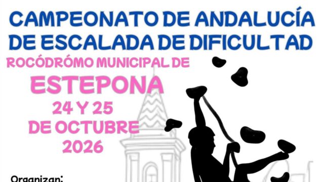 El rocódromo municipal de Estepona acoge el Campeonato de Andalucía de Escalada de Dificultad
