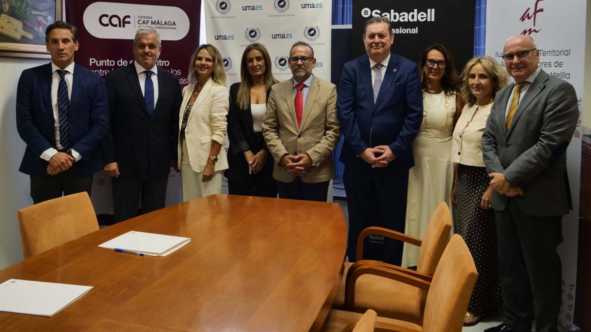 La Cátedra de Estudios CAF de la UMA impulsará un observatorio de administración de fincas