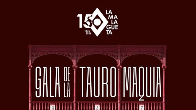 La Diputación celebra el 19 de octubre la Gala de la Tauromaquia del 150 aniversario de La Malagueta
