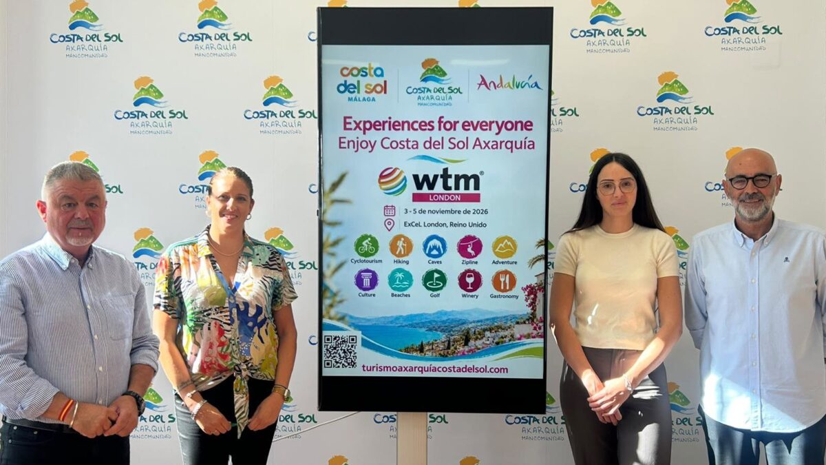La Mancomunidad Axarquía presenta en la WTM la apuesta del destino por las experiencias turísticas