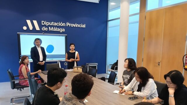 Una delegación de Corea del Sur visita Diputación para conocer su programa de sostenibilidad y cambio climático